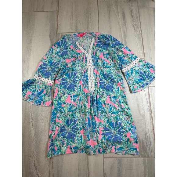 Lilly Pulitzer Dresses & Skirts - Lilly Pulitzer Hollie Tunic Dress Soleil Pink Good Hare Day Size Small